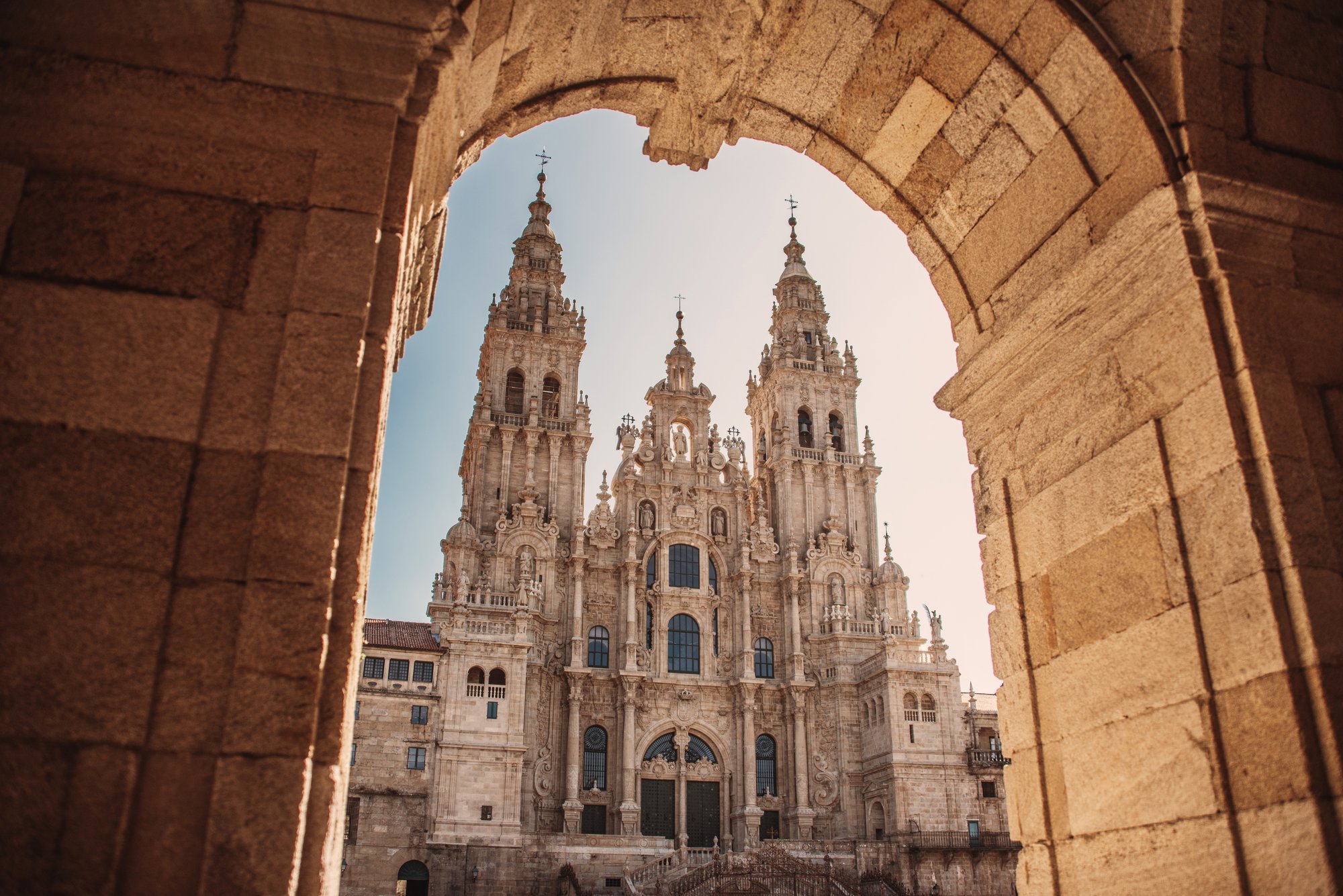 Santiago de Compostela in Spain Santiago de Compostela in Spain