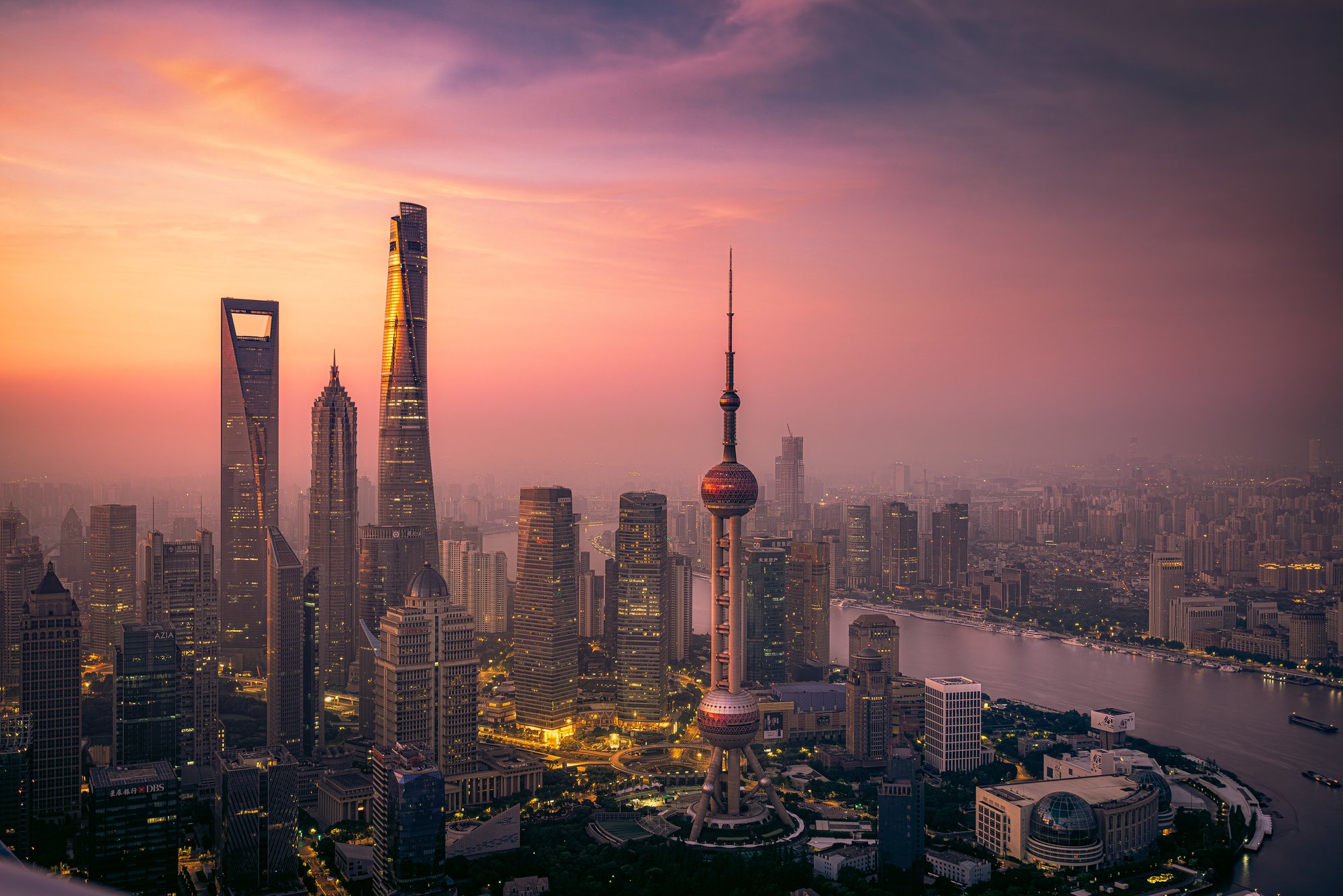 Shanghai_skyline evening-1 Shanghai_skyline evening-1