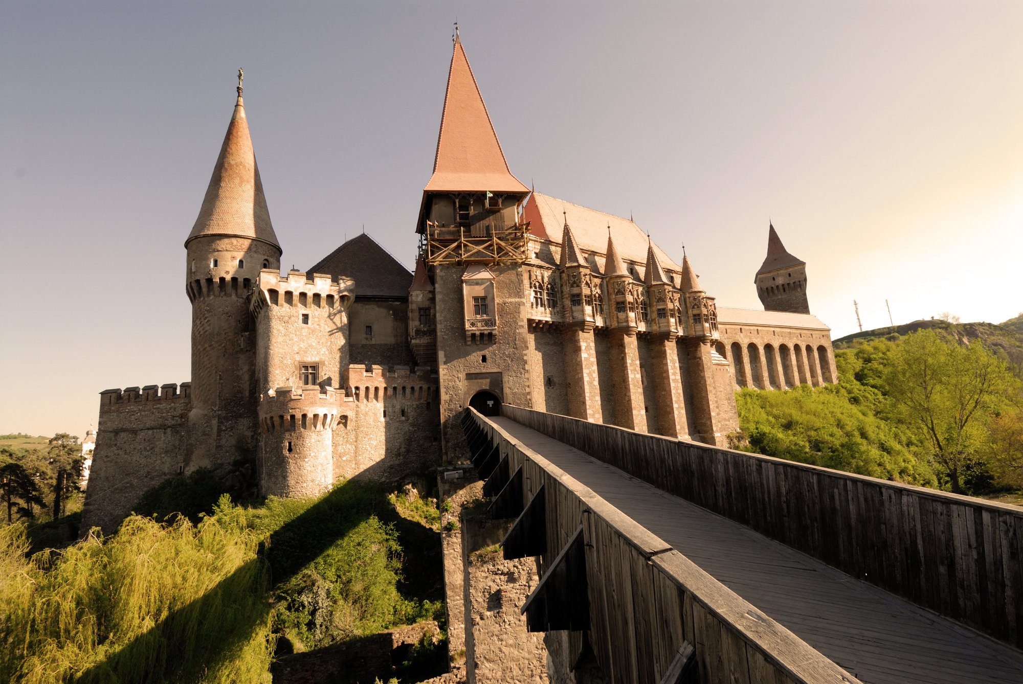 The Hunedoara castle in Romania